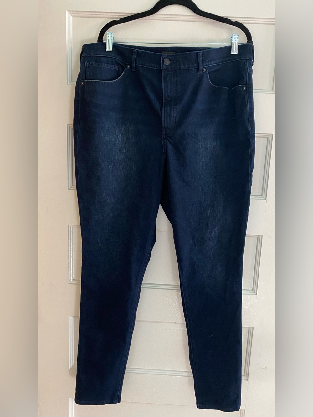 Express Dark Wash High Rise Skinny Jeans